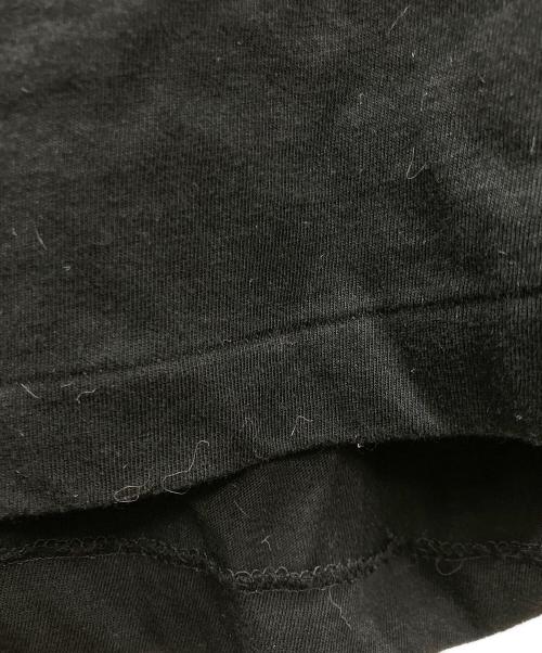 YOHJI YAMAMOTO（ヨウジヤマモト）YOHJI YAMAMOTO (ヨウジヤマモト) ワッペン付き丸長B 長袖Tシャツ ブラック サイズ:3の古着・服飾アイテム
