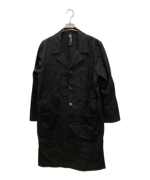 GROUND Y（グラウンドワイ）GROUND Y (グラウンドワイ) ワークロングコート ブラック サイズ:3の古着・服飾アイテム