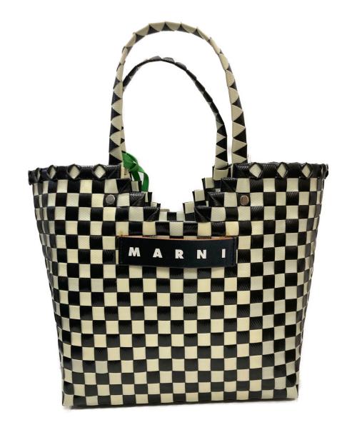 MARNI（マルニ）MARNI (マルニ) ラブバスケット ホワイト×ブラックの古着・服飾アイテム