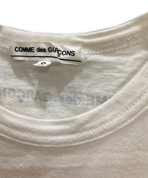 COMME des GARCONS（コムデギャルソン）COMME des GARCONS (コムデギャルソン) KAWS (カウズ) コラボプリントTシャツ ホワイト サイズ:Sの古着・服飾アイテム