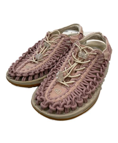 KEEN（キーン）KEEN (キーン) UNEEK CANVAS ピンク サイズ:24.5の古着・服飾アイテム