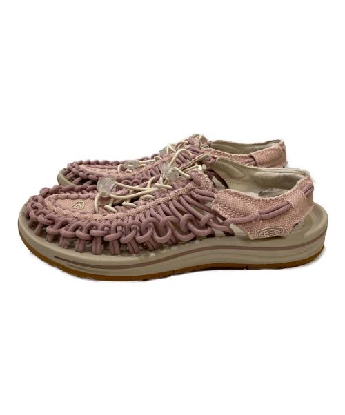 KEEN（キーン）KEEN (キーン) UNEEK CANVAS ピンク サイズ:24.5の古着・服飾アイテム