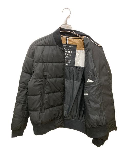 HUGO BOSS（ヒューゴ ボス）HUGO BOSS (ヒューゴ ボス) ボンバージャケット ブラック サイズ:UK48の古着・服飾アイテム