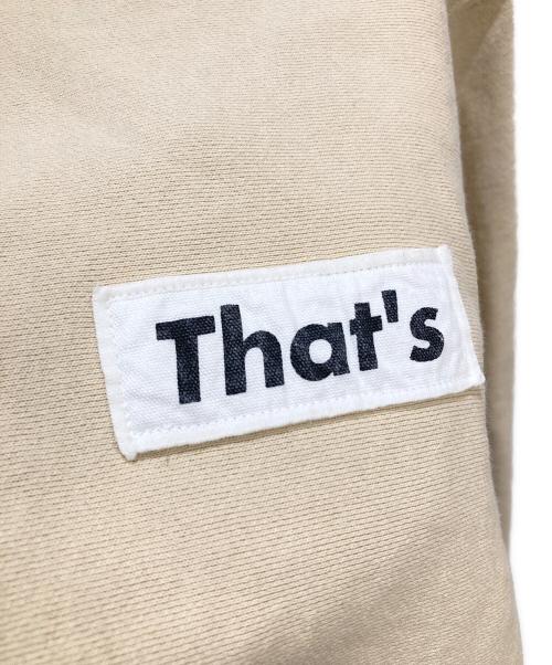 That’s（ザッツ）That’s (ザッツ) THE GOODLAND MARKET The Sweatshirt 12oz ベージュ サイズ:XLの古着・服飾アイテム