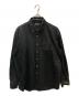 RAF SIMONS（ラフシモンズ）の古着「Straight fit denim shirt with label」｜ブラック