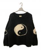 Mcmachan Woolenマクマーンウーレン）の古着「YIN&YANG ニット」｜ブラック