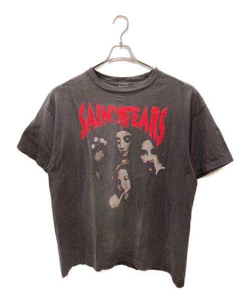 SAINT MICHAEL（セントマイケル）SAINT MICHAEL (セントマイケル) Denim Tears (デニムティアーズ) SS TEE / FACES グレー サイズ:XXLの古着・服飾アイテム
