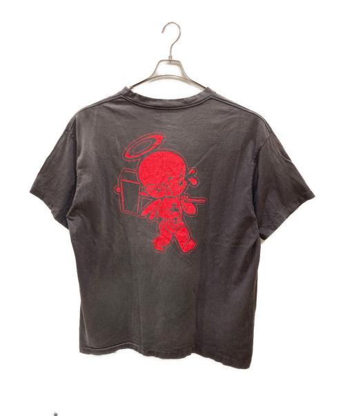 SAINT MICHAEL（セントマイケル）SAINT MICHAEL (セントマイケル) Denim Tears (デニムティアーズ) SS TEE / FACES グレー サイズ:XXLの古着・服飾アイテム