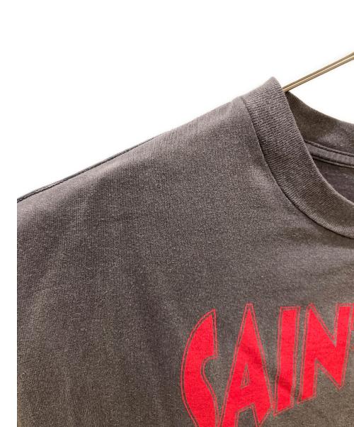 SAINT MICHAEL（セントマイケル）SAINT MICHAEL (セントマイケル) Denim Tears (デニムティアーズ) SS TEE / FACES グレー サイズ:XXLの古着・服飾アイテム