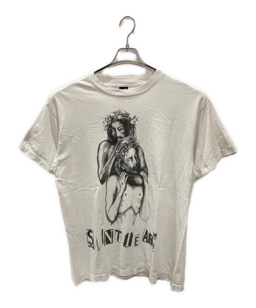SAINT MICHAEL（セントマイケル）SAINT MICHAEL (セントマイケル) Denim Tears (デニムティアーズ) TEE DBL JESUS ホワイト サイズ:Lの古着・服飾アイテム