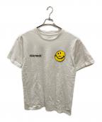 READYMADEレディメイド）の古着「スマイルグラフィックＴｅｅ」｜ホワイト
