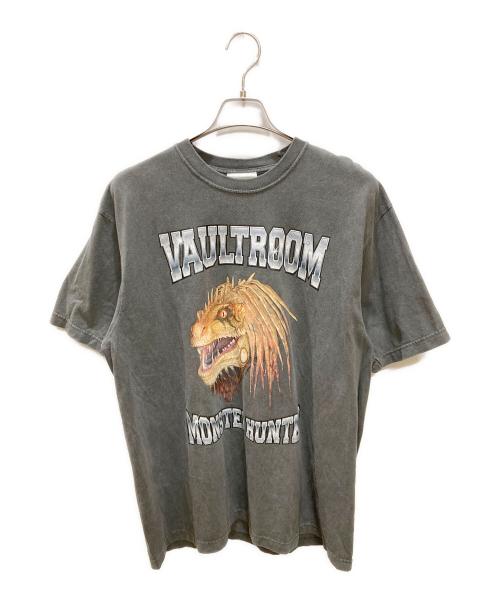 vault room（ボルトルーム）vault room (ボルトルーム) プリントTシャツ グレー サイズ:Sの古着・服飾アイテム