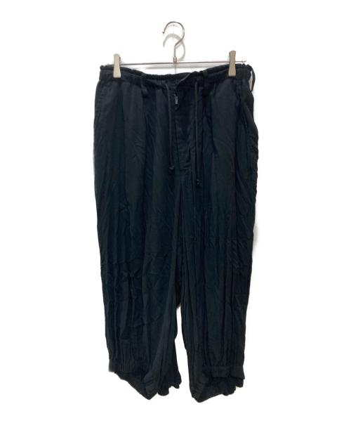 Yohji Yamamoto pour homme（ヨウジヤマモト プールオム）Yohji Yamamoto pour homme (ヨウジヤマモト プールオム) レーヨンカラスパンツ ブラック サイズ:1の古着・服飾アイテム