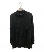 BLACK Scandal Yohji Yamamotoブラックスキャンダルヨウジヤマモト）の古着「組み紐釦付きブラウス」｜ブラック