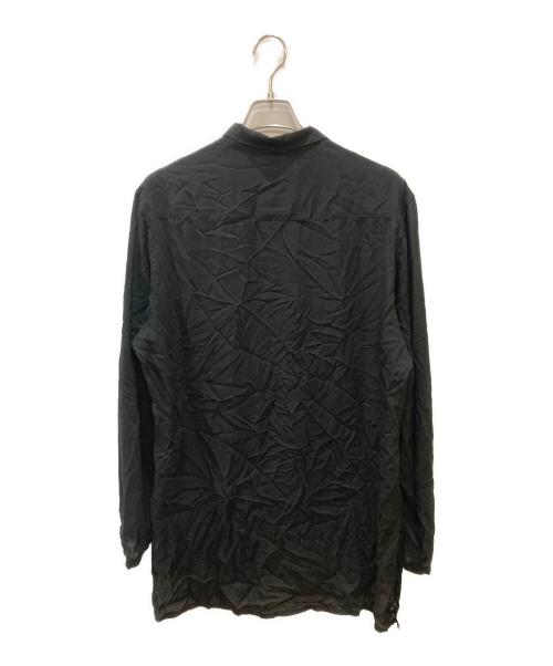 BLACK Scandal Yohji Yamamoto（ブラックスキャンダルヨウジヤマモト）BLACK Scandal Yohji Yamamoto (ブラックスキャンダルヨウジヤマモト) 組み紐釦付きブラウス ブラック サイズ:2の古着・服飾アイテム