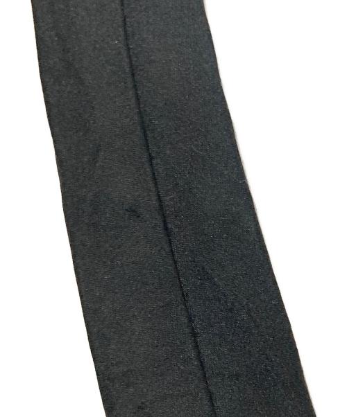 Yohji Yamamoto pour homme（ヨウジヤマモト プールオム）Yohji Yamamoto pour homme (ヨウジヤマモト プールオム) チェーンネームネクタイ ブラック サイズ:-（実寸参照)の古着・服飾アイテム