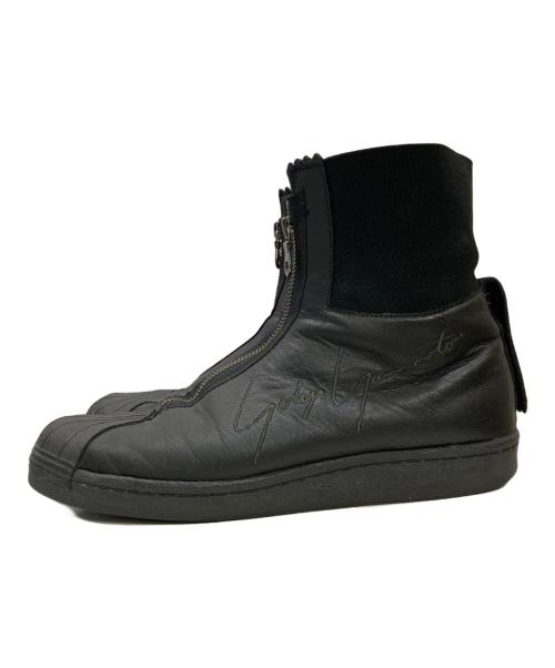 YOHJI YAMAMOTO（ヨウジヤマモト）YOHJI YAMAMOTO (ヨウジヤマモト) adidas (アディダス) センタージップハイカットスニーカー ブラック サイズ:27cmの古着・服飾アイテム