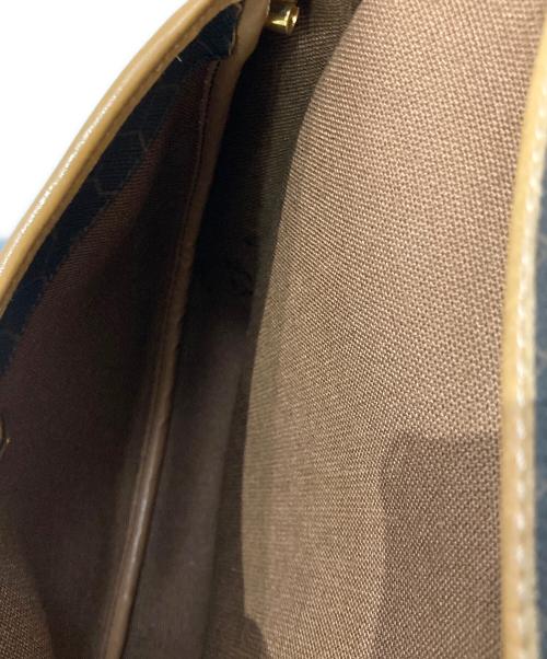 Christian Dior（クリスチャン ディオール）Christian Dior (クリスチャン ディオール) ハニカム柄ショルダーバッグ ブラウンの古着・服飾アイテム