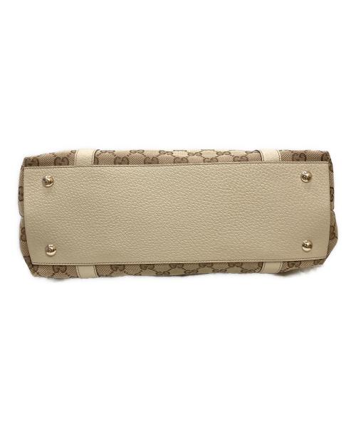 GUCCI（グッチ）GUCCI (グッチ) GGキャンバスショルダーバッグ ベージュの古着・服飾アイテム