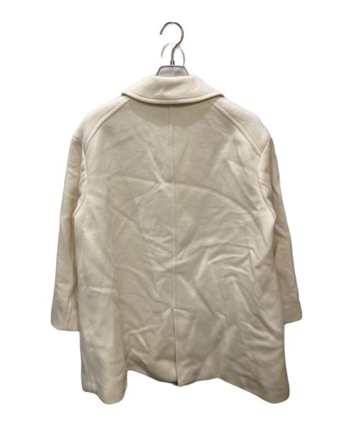 UNITED ARROWS TOKYO（ユナイテッドアローズトウキョウ）UNITED ARROWS TOKYO (ユナイテッドアローズトウキョウ) メルトンステンカラーコート ホワイト サイズ:Mの古着・服飾アイテム