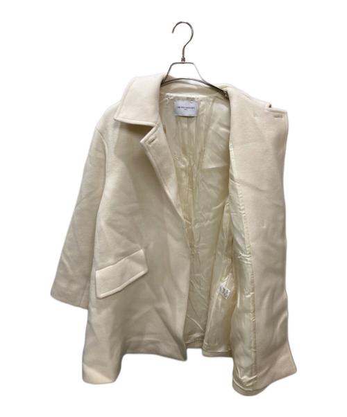UNITED ARROWS TOKYO（ユナイテッドアローズトウキョウ）UNITED ARROWS TOKYO (ユナイテッドアローズトウキョウ) メルトンステンカラーコート ホワイト サイズ:Mの古着・服飾アイテム