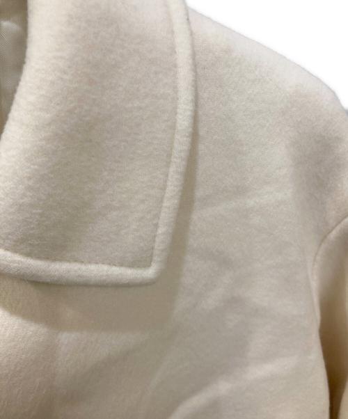 UNITED ARROWS TOKYO（ユナイテッドアローズトウキョウ）UNITED ARROWS TOKYO (ユナイテッドアローズトウキョウ) メルトンステンカラーコート ホワイト サイズ:Mの古着・服飾アイテム