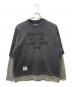 A BATHING APE（アベイシングエイプ）の古着「レイヤードロングスリーブTシャツ」｜グレー