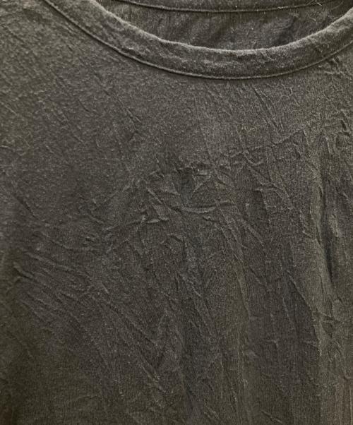 GROUND Y（グラウンドワイ）GROUND Y (グラウンドワイ) ワッシャー加工カットソー ブラック サイズ:3の古着・服飾アイテム