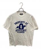 Hysteric Glamourヒステリックグラマー）の古着「PROPERTY OF HYSTERIC Tシャツ」｜ホワイト