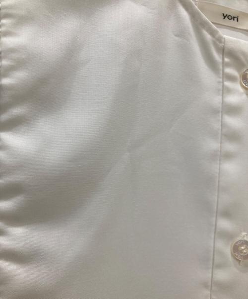 YORI（ヨリ）YORI (ヨリ) スカラップカットワークブラウス ホワイト サイズ:Freeの古着・服飾アイテム