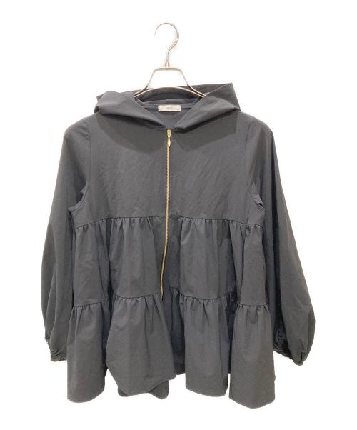 YORI（ヨリ）YORI (ヨリ) 撥水ストレッチパーカー ブラック サイズ:34の古着・服飾アイテム