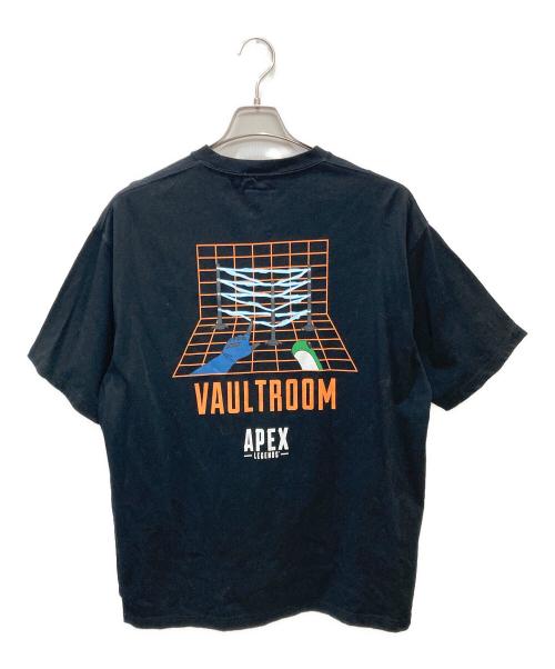 VAULTROOM（ボルトルーム）VAULTROOM (ボルトルーム) 刺繍tシャツ ブラック サイズ:Lの古着・服飾アイテム