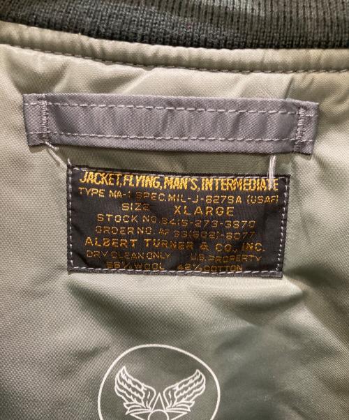 TOYS MCCOY（トイズマッコイ）TOYS MCCOY (トイズマッコイ) TYPE MA-1 ALBERT TURNER グレー サイズ:XLの古着・服飾アイテム