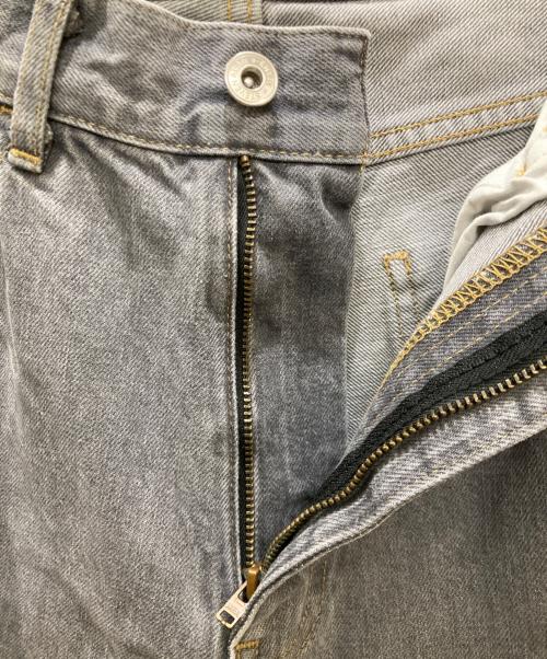 STEVEN ALAN（スティーブンアラン）STEVEN ALAN (スティーブンアラン) 13.5ozデニム5ポケットバギーテーパードパンツ グレー サイズ:SIZE 76cm (W30）の古着・服飾アイテム