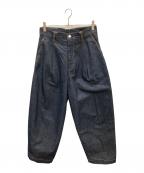 RYO TAKASHIMAリョウタカシマ）の古着「TAPERED WIDE DENIM」｜インディゴ