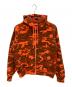 Supreme（シュプリーム）の古着「Small Box Zip Up Hooded Sweatshirt」｜オレンジ