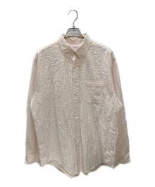 BROOKS BROTHERS 346（ブルックスブラザーズ 346）の古着「シアサッカーシャツ」｜ピンク