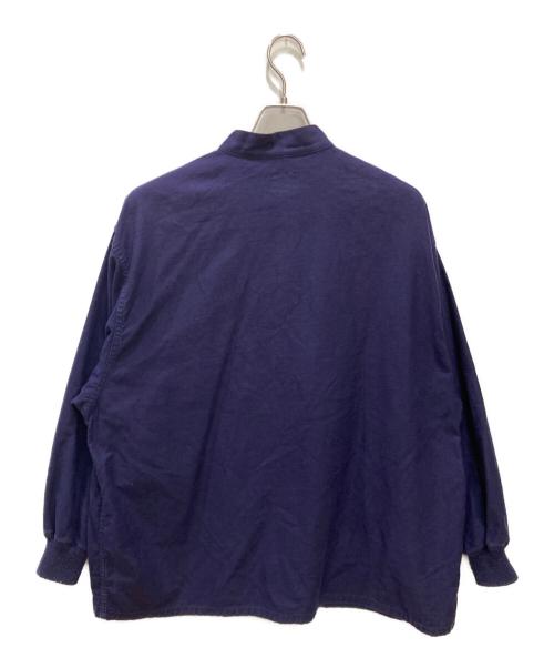 Needles（ニードルズ）Needles (ニードルズ) Stand Collar Army Shirt パープル サイズ:Lの古着・服飾アイテム