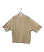AURALEEオーラリー）の古着「SUPER SOFT WOOL JERSEY MOCK-NECK TEE」｜ベージュ