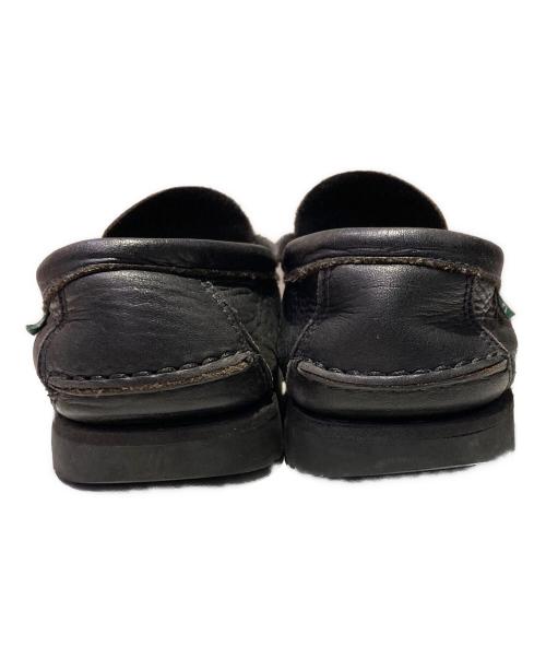 PARABOOT（パラブーツ）PARABOOT (パラブーツ) CORAUX FOUL レザーコインローファー ブラック サイズ:実寸サイズをご確認下さいの古着・服飾アイテム