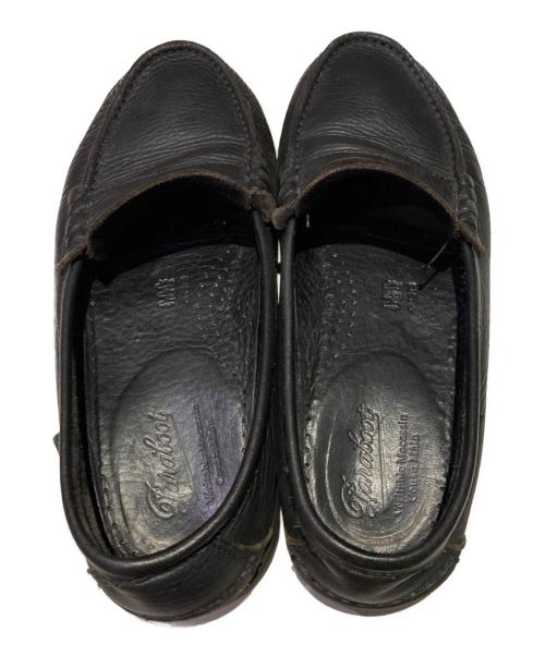 PARABOOT（パラブーツ）PARABOOT (パラブーツ) CORAUX FOUL レザーコインローファー ブラック サイズ:実寸サイズをご確認下さいの古着・服飾アイテム