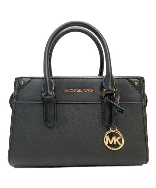 MICHAEL KORS（マイケルコース）MICHAEL KORS (マイケルコース) 2WAYショルダーバッグ ブラックの古着・服飾アイテム