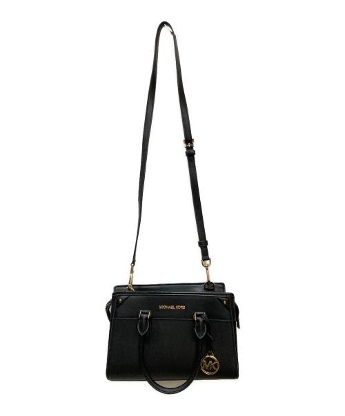 MICHAEL KORS（マイケルコース）MICHAEL KORS (マイケルコース) 2WAYショルダーバッグ ブラックの古着・服飾アイテム