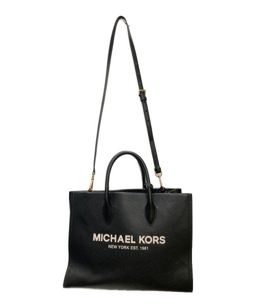 MICHAEL KORS（マイケルコース）MICHAEL KORS (マイケルコース) 2WAYバッグ ブラックの古着・服飾アイテム