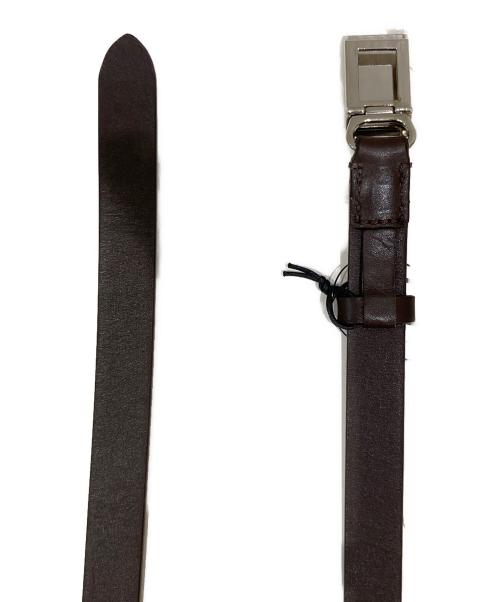 AURALEE（オーラリー）AURALEE (オーラリー) SLIDE BUCKLE BELT/スライドバックルベルト ブラウンの古着・服飾アイテム