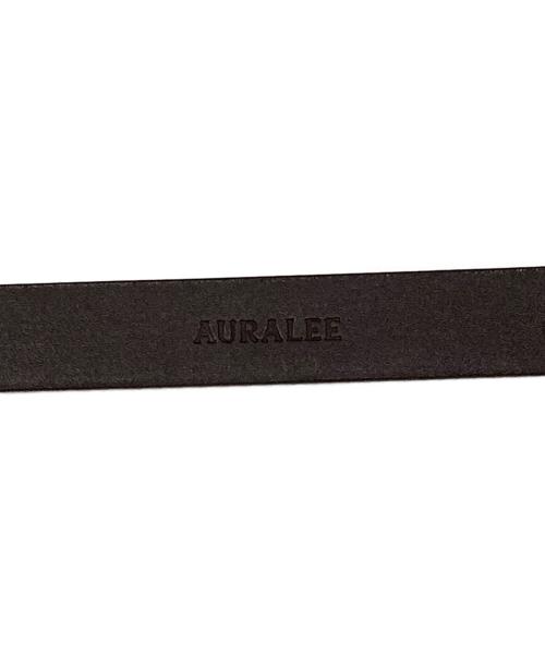 AURALEE（オーラリー）AURALEE (オーラリー) SLIDE BUCKLE BELT/スライドバックルベルト ブラウンの古着・服飾アイテム