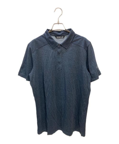 ARC'TERYX（アークテリクス）ARC'TERYX (アークテリクス) ポロシャツ ネイビー サイズ:Mの古着・服飾アイテム