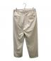 STEVEN ALAN (スティーブンアラン) P/R/PU OX 2PLEATED PANTS-BOLD/パンツ ベージュ サイズ:2：6000円