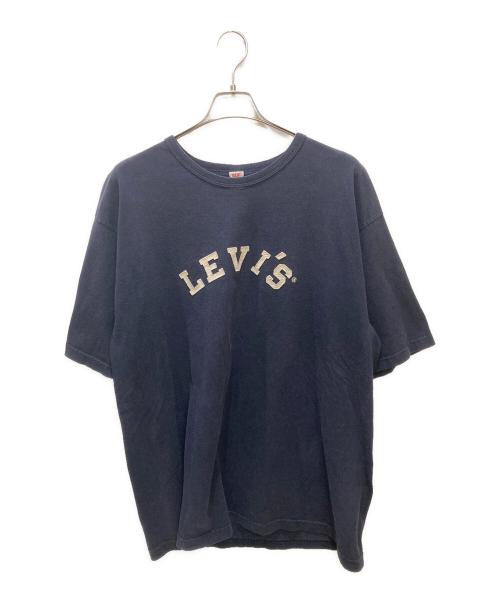 LEVI'S（リーバイス）LEVI'S (リーバイス) 刺繍tシャツ ネイビー サイズ:XLの古着・服飾アイテム