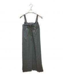 Ameri（アメリ）の古着「SIDE MARBELT LADY LIKE DRESS / ワンピース ジャンパースカート」｜グレー